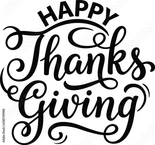 Happy Thanksgiving celebration greeting card  festive holiday message