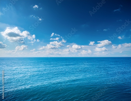 perfect sky and ocean