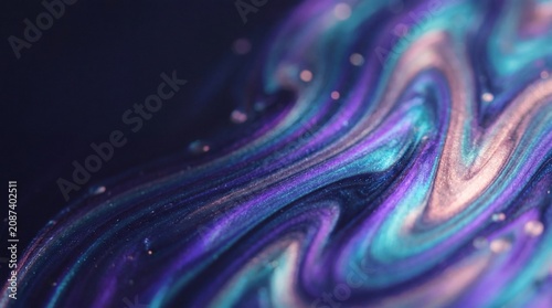 Iridescent Midnight Fluid