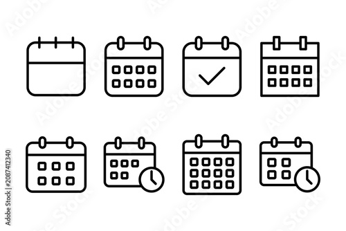 Calendar icon vector illustration. Calender sign and symbol. Schedule icon symbol