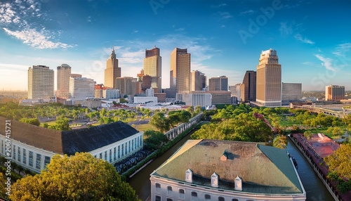 downtown new orleans and the superdome