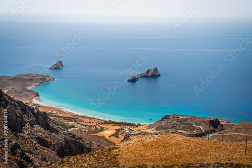 Xerokambos coastline
