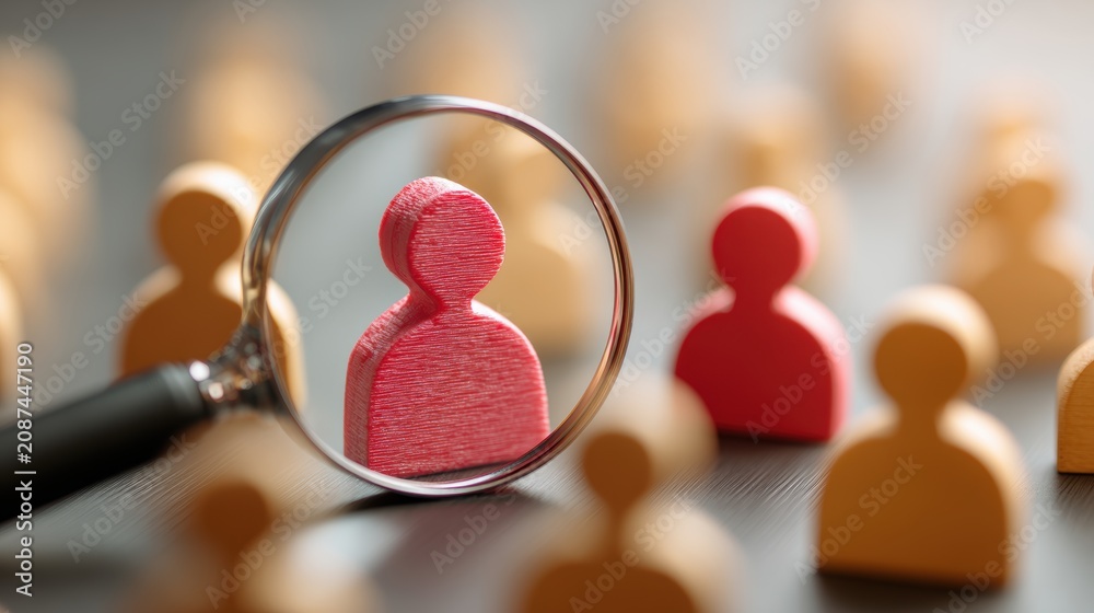 Obraz premium HRM or Human Resource Management, manager icon which is among staff icons for human development recruitment leadership and customer target, resume, interview. generate by AI
