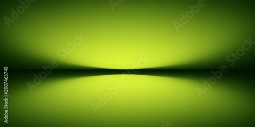 Foto Blurred smooth greenish gradient background