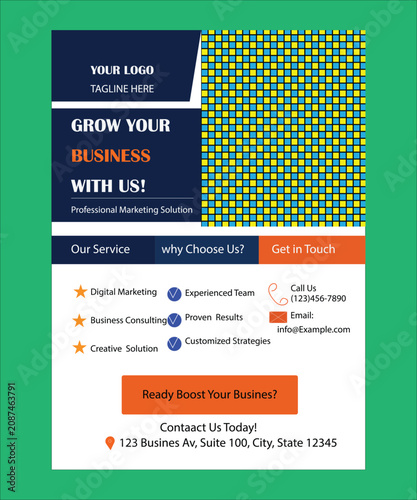 WebProfessional Business Marketing Growth Flyer