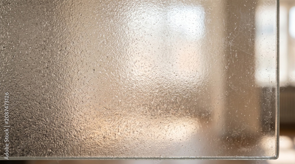 Obraz premium Frosted Glass Texture Background Window Blur Pattern