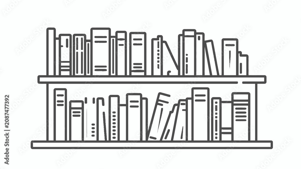 Fototapeta premium Minimalist Line Art Icons of Household Appliances and Electronics in Outline Style