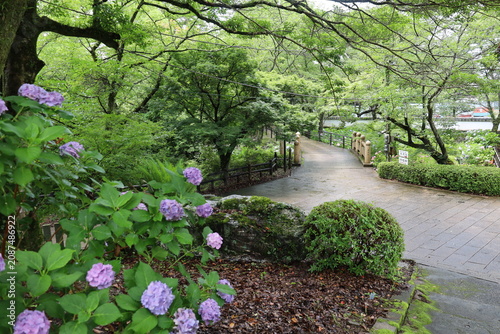 Konstfotografi A Japanese temple: a scene of the precincts of Negoro-ji Temple in Iwade City in