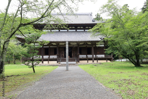 Obraz na plátne A Japanese temple: a scene of the precincts of Negoro-ji Temple in Iwade City in