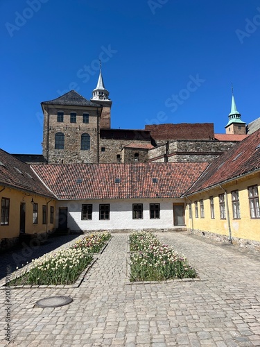 Canvas Print Akershus Fortress in Oslo, Norway, Nordic Countries