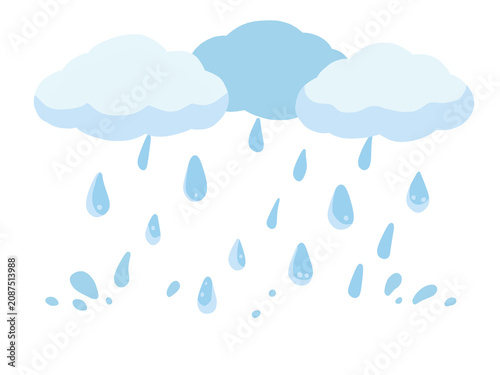 Photos かわいい大雨のイラスト