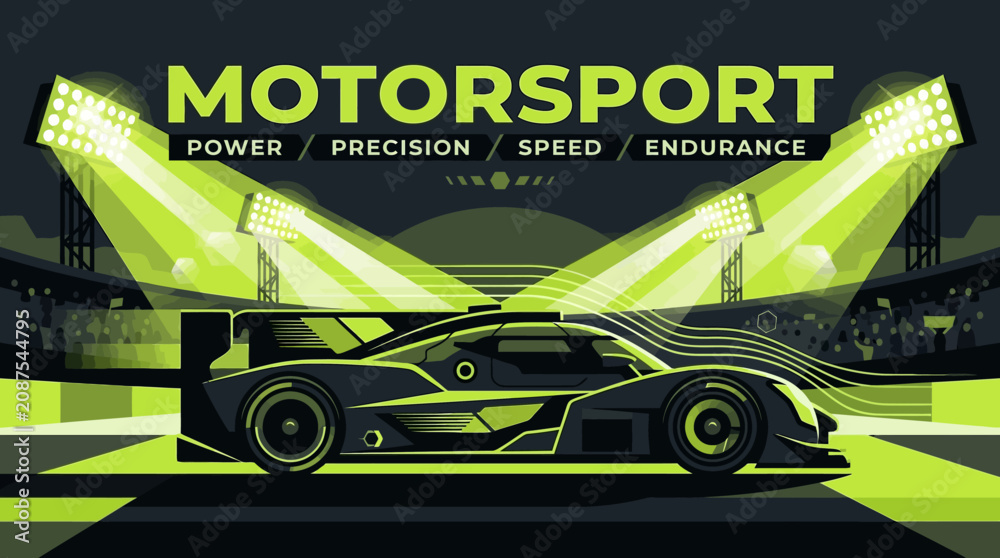 Obraz premium Experience The Ultimate Thrill Of Motorsport Power Precision Speed And Endurance
