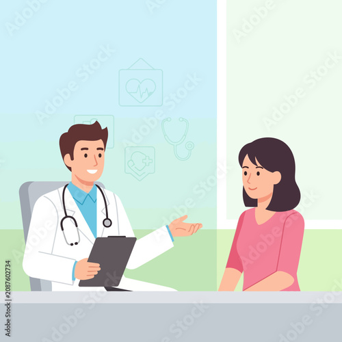 Medical Consultation Doctor Patient Professional Health Care Interaction