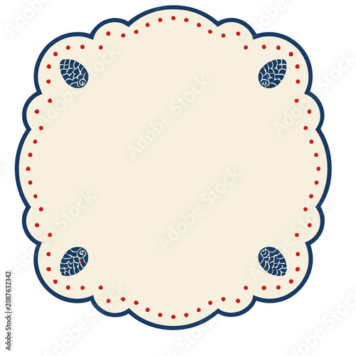 Ornamental Wreath Clipart Icon