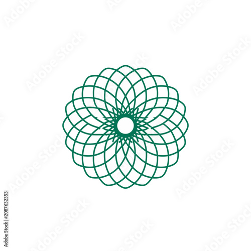 Overlapping Circle Line Ornament
