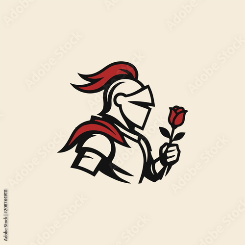 Canvas-taulu The Last Rose Knight Logo