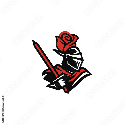Cuadro en lienzo The Last Rose Knight Logo
