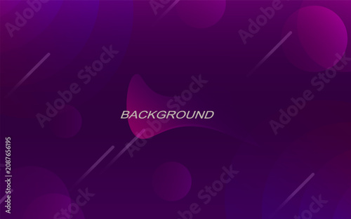 An elegant purple composition with purple circles.