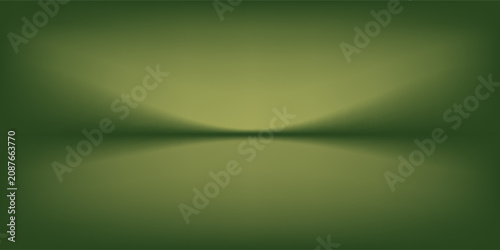 Принти на полотні Blurred smooth greenish gradient background
