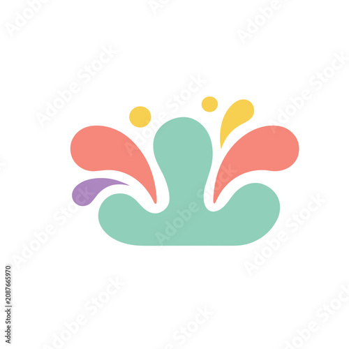 Abstract colorful shapes
