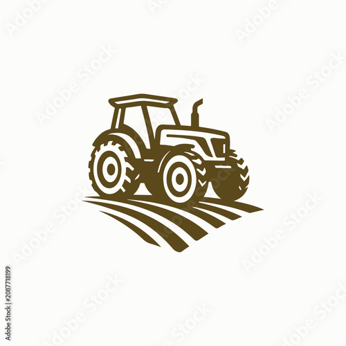Agricultural Tractor Logo