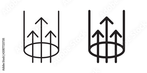 Air suction icon