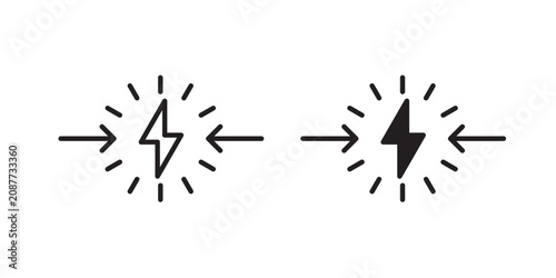 Cuadro en lienzo Conflict icon