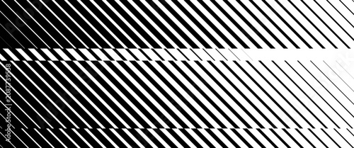 Photos Abstract black and white diagonal lines geometric background, monochrome halfton