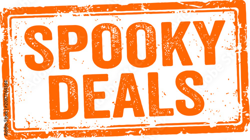 Spooky deals orange stamp