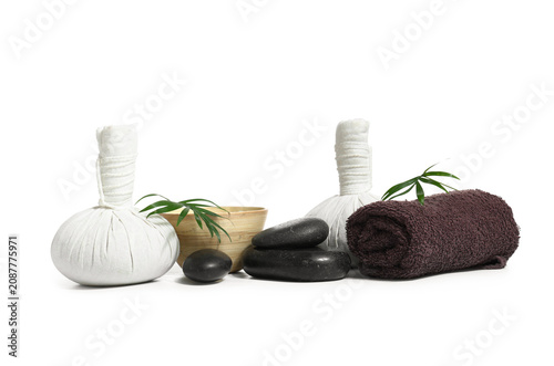 Herbal massage bags, spa st...