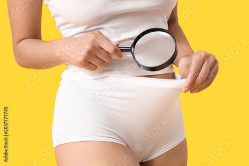 Beautiful young woman with ...