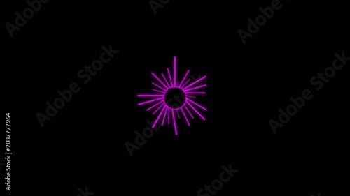 Circular audio visualizer spectrum animation. Load, wait, download Minimalist circle audio waveform animation, abstract sound wave ring spectrum visualizer in 4K,