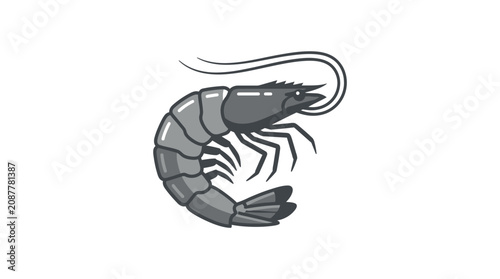 Cuadro en lienzo A large shrimp is swimming quickly through the ocean on 2026-07-01