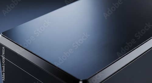 Sleek Dark Surface with Subtle Reflections and Modern Aesthetic.