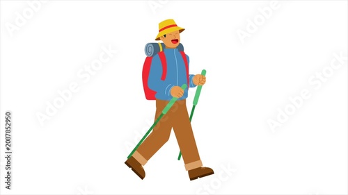 Outdoor Hiker Walking
