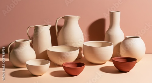 White Ceramic Jug Isolated on White Background Porcelain Pitcher for Milk Coffee Tea Breakfast Beverage Still Life Kitchen Container and Crockery Object