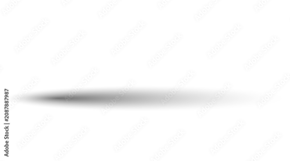 Obraz premium Black Round Ground Shadow With Soft Blurred Edges Isolated On Transparent Background