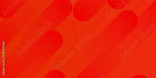 фотографія Abstract blue background with glowing geometric lines