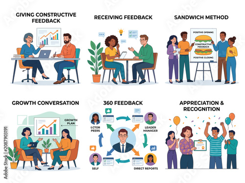 Effective strategies for constructive feedback and growth conversations in the workplace