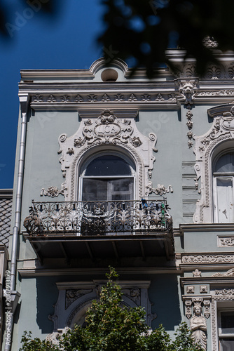 Architecture of Old Tbilisi city in the summer time
