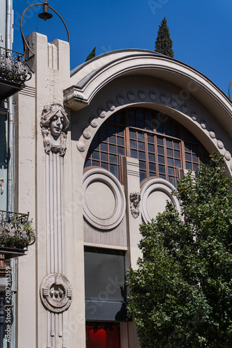 Architecture of Old Tbilisi city in the summer time