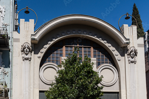 Architecture of Old Tbilisi city in the summer time