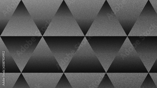 Cool grunge triangle pattern background, dark textured monochrome