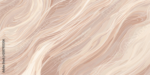 Foto Brown Wooden Hair-Like Texture Background with Natural Timber Grain Pattern and