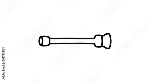 Принти на полотні Socket Wrench Hand Tool Icon