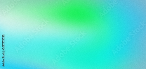 Photography Vibrant green blue grainy gradient background noise texture cyan abstract banner