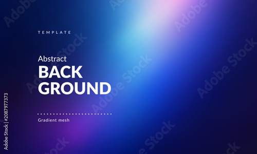Minimalist Abstract Dark Gradient Background with Smooth Blue to Purple Color Transition. Soft Light Reflections Effects. Modern Backdrop for Branding, Web Design, Covers, Ad Banners, Presentations, P