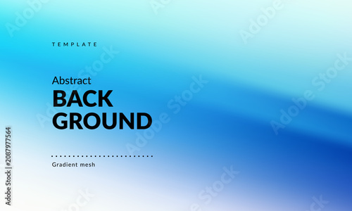 Minimalist Abstract Background with Soft Blue Gradient: Calm Transition from Light Blue to White. Smooth Blend of Clean Pastel Hues. Modern Backdrop Template for Graphics. Vector image