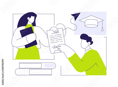 Ask recommendations isolated cartoon vector illustrations.