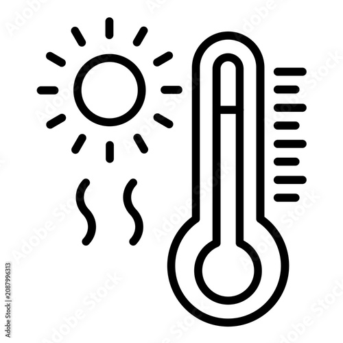 Hot Weather Icon